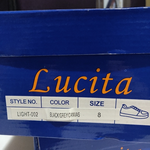 LUCITA SHOES WOMEN'S STYLE LIGHT-002COLOR BLACK/G - Picture 8 of 16